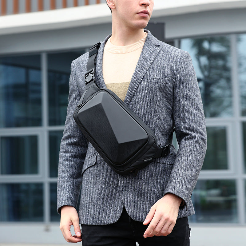 Tired of Compromises? This Hard Shell Sling Bag Fixes Short Trip Frustrations for Men
