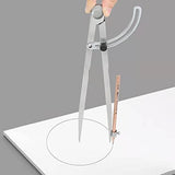 zinmirk.compass for Geometry, Compass for Woodworking, 16 inch Precision Woodworking Compass with Wing Divider and Pencil Holder, Large Compass for Geometry, Woodworking Compass, Drafting, Drawing Compass