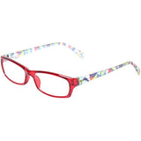 ZINMARK Reading Glasses 5 Pairs Fashion Ladies Readers Spring Hinge with Pattern Print Eyeglasses for Women