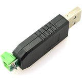 ZINMARK USB to RS485 Serial Converter Adapter CH340T Chip LED Display Data Communication/PLC Data Reading/Data R&W Centralized Control Converter Module for Win 7 / XP/Vista