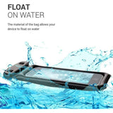 ZINMARK Universal Waterproof Phone Case, Blue, for iPhone Android Smartphones, Underwater Case for Beach, Pool WP1