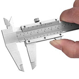 ZINMARK Vernier Caliper, 6" Stainless Steel Non Digital Calipers, 0-6Inch/0-150mm Manual Micrometer Caliper, 0.02mm/0.001" High Precision Caliper, Durable Slide Caliper Measuring Tool