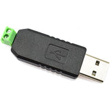 ZINMARK USB to RS485 Serial Converter Adapter CH340T Chip LED Display Data Communication/PLC Data Reading/Data R&W Centralized Control Converter Module for Win 7 / XP/Vista