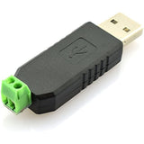 ZINMARK USB to RS485 Serial Converter Adapter CH340T Chip LED Display Data Communication/PLC Data Reading/Data R&W Centralized Control Converter Module for Win 7 / XP/Vista