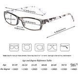ZINMARK Reading Glasses 5 Pairs Fashion Ladies Readers Spring Hinge with Pattern Print Eyeglasses for Women
