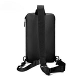 Kingsons 2026 Men's Waterproof Chest Bag 9.7 Inch Tablet Sling Crossbody Business Bag with Concise Design Black