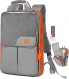 ZINZ Buy 1 Get 1 Free Slim & Expandable Laptop Backpack 15.6 16 17 inch Travel Business Backpack With Shoulder Bag Rainproof Day pack for Men and Women，Black