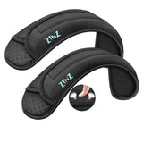 ZINZ 2-Pack Universal Shoulder Pad with Ultra thick Cushion for Bag Luggage Bag Crossbody, Plus Long & Anti-Slip & Breathable,Black-2Pack