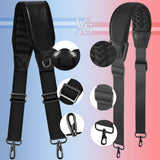 ZINZ 77" Shoulder Strap with Neoprene Thick Padded, Universal Bag Strap with Double Adjustable Buckles and Metal Swivel Hooks