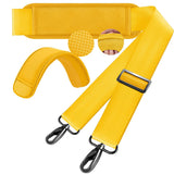 60 Inch Shoulder Strap, Ultra-Thick and Padded with Metal Swivel Hooks for Laptop Messenger and Crossbody Canvas Bags