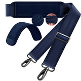 60 Inch Shoulder Strap, Ultra-Thick and Padded with Metal Swivel Hooks for Laptop Messenger and Crossbody Canvas Bags