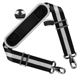 ZINZ Shoulder Strap 58" Ultra-Thick Fixed Padded and Adjustable Buckles Crossbody Strap for Briefcase Laptop Bag Luggage