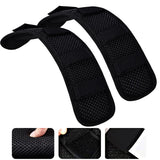 ZINZ 2-Pack Universal Shoulder Pad with Ultra Thick Cushion for Bag Luggage Bag Crossbody, Plus Long & Anti-Slip & Breathable,Black