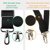 ZINZ Shoulder Strap 58" Ultra-Thick Fixed Padded and Adjustable Buckles Crossbody Strap for Briefcase Laptop Bag Luggage