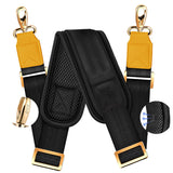 ZINZ 60" Universal Bag Strap with Ultra-Thick Fixed Breathable Pad Adjustable Heavy-Duty Shoulder Strap for Laptop Crossbody Luggage Gym Camera Bag and More -B01K01