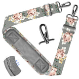 ZINZ Shoulder Strap - 59 Inch Universal Heavy-duty Adjustable Strap with Ultra-thick Fixed Breathable Pad for Laptop, Gym, Camera Bag and More -Army green