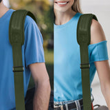 ZINZ Shoulder Strap - 59 Inch Universal Heavy-duty Adjustable Strap with Ultra-thick Fixed Breathable Pad for Laptop, Gym, Camera Bag and More -Army green