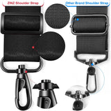 ZINZ 60" Universal Bag Strap with Ultra-Thick Fixed Breathable Pad Adjustable Heavy-Duty Shoulder Strap for Laptop Crossbody Luggage Gym Camera Bag and More -B01K01