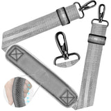 ZINZ Shoulder Strap - 59 Inch Universal Heavy-duty Adjustable Strap with Ultra-thick Fixed Breathable Pad for Laptop, Gym, Camera Bag and More -Army green
