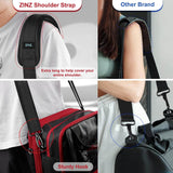 ZINZ 60" Universal Bag Strap with Ultra-Thick Fixed Breathable Pad Adjustable Heavy-Duty Shoulder Strap for Laptop Crossbody Luggage Gym Camera Bag and More -B01K01