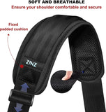 ZINZ 60" Universal Bag Strap with Ultra-Thick Fixed Breathable Pad Adjustable Heavy-Duty Shoulder Strap for Laptop Crossbody Luggage Gym Camera Bag and More -B01K01