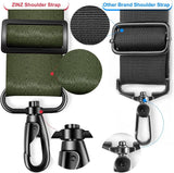 ZINZ Shoulder Strap - 59 Inch Universal Heavy-duty Adjustable Strap with Ultra-thick Fixed Breathable Pad for Laptop, Gym, Camera Bag and More -Army green