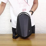 Hard Shell EVA Men's Bag Shoulder Bag Anti-theft Waterproof Male Crossbody Bag Casual Short Trip Chest Pack USB Charging