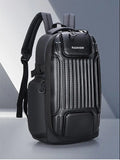 New Carbon Fiber Sports Biker Riding Bag Multifunctional Waterproof Hard Shell Backpack Men's Outdoor Casual Student Laptop Bag