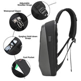 Men's 15.6 Inch Laptop Hard Shell Backpack E-sport Gaming Backpacks With USB Charging Port Men Carry on Slim Business Daypack