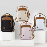 Large-capacity laptop backpack, lightweight commuting backpack, expandable set with dry and wet separation and toiletry bag