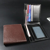 ZINZ New Men's Wallet Genuine Leather Men Wallets Premium Product Real Cowhide Wallets for Man Short Black Walet Portefeuille Homme