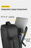 Heroic Knight Travel Backpack 17.3 Inch Laptop Backpack Waterproof Men Business Hand Luggage Daypack Bag Fashion School Backpack