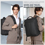 Tigernu New 15.6 17 inch Large capacity Laptop Backpack With shockproof  For Work Business Fashion Trend 2024 Backpack Best Gift