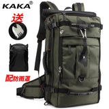 KAKA 50L Waterproof Travel Backpack Men Women Multifunction 17.3 Laptop Backpacks Male outdoor Luggage Bag mochilas Best quality