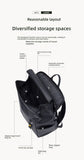 GOLF QUALITY Waterproof CK Backpack for Men, Large Capacity Shoulder Bag for Travel, Flap Computer Backpack, Fashion 17.3 Inch