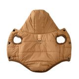 ZINZ Warm Fleece Dog Coat Hoodie For Small Medium Dogs Winter Puppy Clothes Jacket With D-ring Thick Cozy Pug Dachshund Parka Costume
