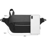 ZinMark Shoulder Bag  Men Multifunction Expandable Waterproof Travel Crossbody Sling Bag Pack Messenger Pack Chest Bag For Male