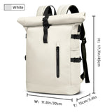 HK Expandable Travel Backpack Men Large Capacity Waterproof 15.6” Laptop Bag Hiking Rucksack Cycling Daypack Bag with USB Port