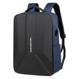 Fashion Business Backpack Men's Hard Shell Waterproof Computer Backpack Multi-function USB Rechargeable Anti-theft Travel Bag