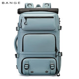 BANGE Expandable Men's Backpack Waterproof 17.3 in Laptop Backpack Man Large Capacity Hiking Travel Bag Male Backpacks for Men
