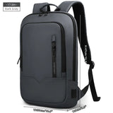 Heroic Knight Thin Male Work Backpack Multifunctional Fashion 15.6 In Laptop Backpack Casual Waterproof Business Travel Daypack