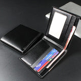 ZINZ New Men's Wallet Genuine Leather Men Wallets Premium Product Real Cowhide Wallets for Man Short Black Walet Portefeuille Homme