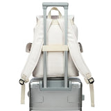 Matte Alligator Leather Backpack Men Large Capacity Men's Backpacks Business Travel Bag Anti-theft Flap Drawstring Laptop Bags