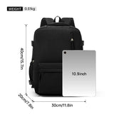 Backpack Travel Extra-Large Capacity Waterproof Sports Fitness Trendy Business Travel Luggage Bag Computer Backpack Carry-On No Checked Baggage with Shoe Compartment