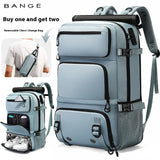 BANGE Expandable Men's Backpack Waterproof 17.3 in Laptop Backpack Man Large Capacity Hiking Travel Bag Male Backpacks for Men