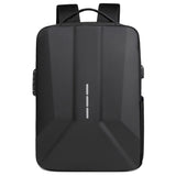Fashion Business Backpack Men's Hard Shell Waterproof Computer Backpack Multi-function USB Rechargeable Anti-theft Travel Bag