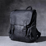 ZinMark The First Layer Leather Men Backpack Shoulder Bag Travel Large-capacity Laptop Backpacks Casual Schoolbag Original Male