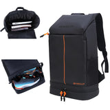 Shoulder Bag Large Capacity Outdoor Leisure Travel Waterproof Wear Resistant PU Sports Mountaineering Bag With Shoe Compartment