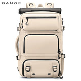 BANGE Expandable Men's Backpack Waterproof 17.3 in Laptop Backpack Man Large Capacity Hiking Travel Bag Male Backpacks for Men