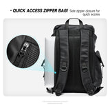 Large Capacity Laptop Backpack Travel Business Men Backpack  Oxford Waterproof With Anti-Theft Zipper Bag Fit Explorer Hiking